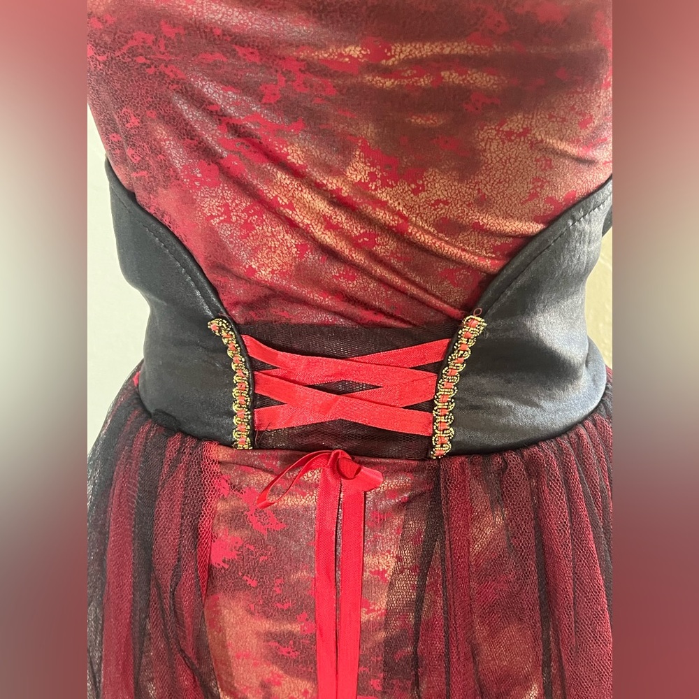 WOMENS CHARMING DEVIL COSTUME - Picture 2 of 10